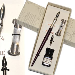 Calligraphy Kit Idea for Birthday Graduation Christmas Antique Pen Holder and Beginner's Manual 10 Bottle Inks UBEART Calligraphy Set with Wooden Calligraphy pen 11 Nibs 